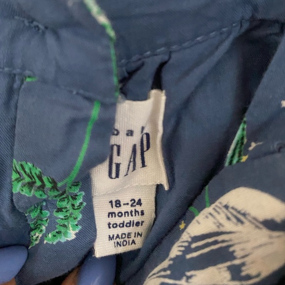 Gap Floral Navy Dress - Size 18-24 months - Picture 3 of 3